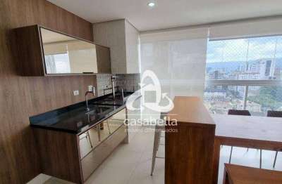Apartamento com 4 dormitórios para alugar, 177 m² por r$ 14.000,00/mês - boqueirão - santos/sp