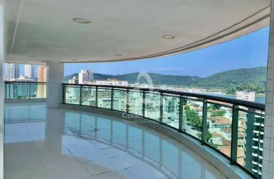 Apartamento com 4 dormitórios à venda, 487 m² por r$ 9.100.000,00 - ponta da praia - santos/sp
