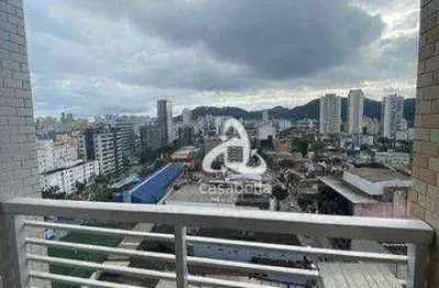 Sala à venda, 42 m² por r$ 497.000,00 - vila belmiro - santos/sp