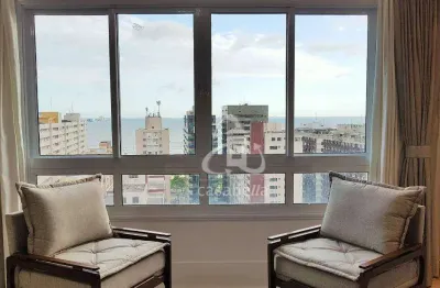 Apartamento com 4 dormitórios à venda, 219 m² por r$ 3.190.000,00 - pompéia - santos/sp