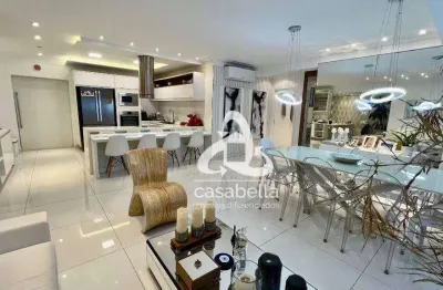 Apartamento com 3 dormitórios à venda, 203 m² por r$ 3.000.000,00 - gonzaga - santos/sp