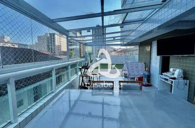 Apartamento com 3 dormitórios à venda, 265 m² por r$ 1.160.000,00 - campo grande - santos/sp