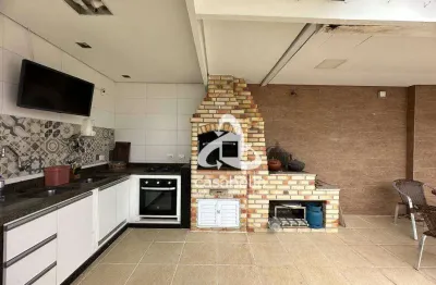 Cobertura com 3 dormitórios à venda, 274 m² por r$ 2.130.000,00 - boqueirão - santos/sp