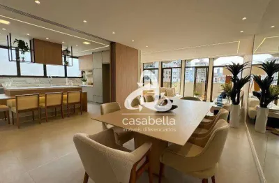 Apartamento com 3 dormitórios à venda, 270 m² por r$ 2.700.000,00 - boqueirão - santos/sp