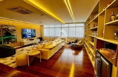 Apartamento com 4 dormitórios à venda, 238 m² por r$ 3.580.000,00 - vila rica - santos/sp