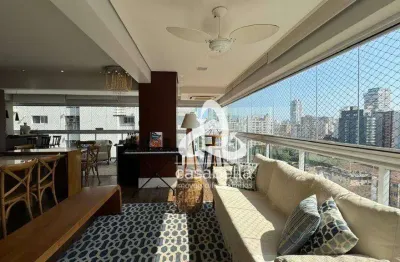 Apartamento com 3 dormitórios à venda, 171 m² por r$ 2.610.000,00 - embaré - santos/sp