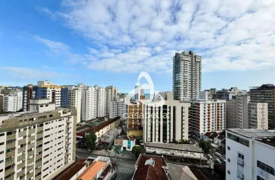 Apartamento com 1 dormitório à venda, 58 m² por r$ 780.000,00 - boqueirão - santos/sp