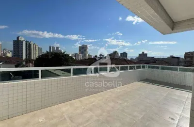 Apartamento com 2 dormitórios à venda, 95 m² por r$ 739.000,00 - embaré - santos/sp