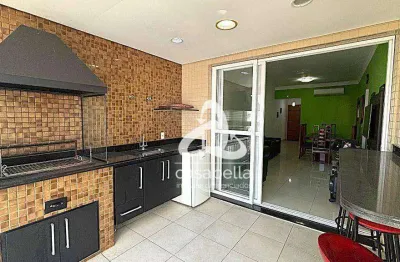 Apartamento com 3 dormitórios à venda, 125 m² por r$ 1.860.000,00 - embaré - santos/sp