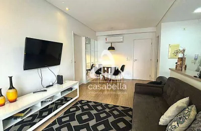 Apartamento com 1 dormitório à venda, 58 m² por r$ 797.000,00 - gonzaga - santos/sp