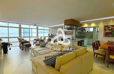 Apartamento com 3 dormitórios à venda, 200 m² por r$ 2.130.000,00 - aparecida - santos/sp