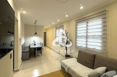 Apartamento com 1 dormitório à venda, 47 m² por r$ 745.000,00 - aparecida - santos/sp