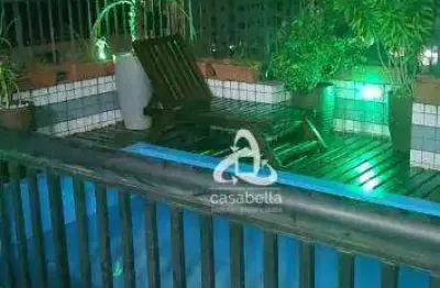 Cobertura com 3 dormitórios, 370 m² - venda por r$ 2.000.000,00 ou aluguel por r$ 12.600,00/mês - embaré - santos/sp