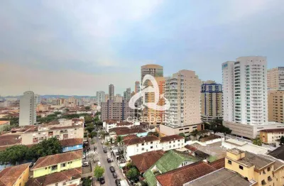 Apartamento com 3 dormitórios à venda, 180 m² por r$ 1.650.000,00 - boqueirão - santos/sp