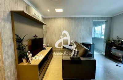 Apartamento com 2 dormitórios à venda, 75 m² por r$ 720.000,00 - josé menino - santos/sp