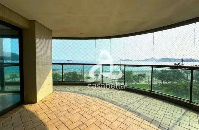 Apartamento com 4 dormitórios para alugar, 264 m² por r$ 20.000,02/mês - boqueirão - santos/sp