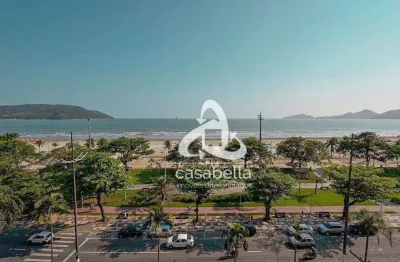 Apartamento com 4 dormitórios, 355 m² - venda por r$ 4.650.000,00 ou aluguel por r$ 18.000,00 - boqueirão - santos/sp