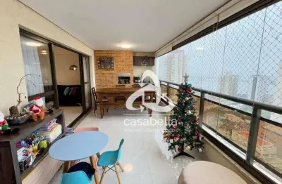 Apartamento com 3 dormitórios à venda, 132 m² por r$ 1.700.000,00 - ponta da praia - santos/sp