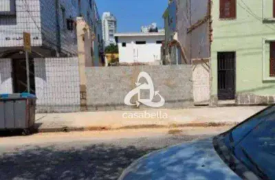 Terreno, 168 m² - venda por r$ 750.000,00 ou aluguel por r$ 5.450,00/mês - gonzaga - santos/sp