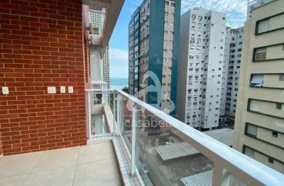 Apartamento com 1 dormitório para alugar, 46 m² por r$ 6.002,00/ano - boqueirão - santos/sp