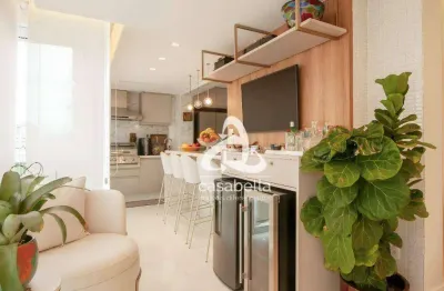 Apartamento com 3 dormitórios à venda, 187 m² por r$ 3.850.000,00 - embaré - santos/sp