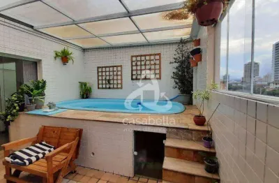 Casa com 3 dormitórios à venda, 260 m² por r$ 1.450.000,00 - embaré - santos/sp