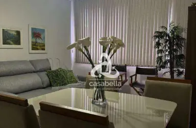 Apartamento com 2 dormitórios à venda, 97 m² por r$ 695.000,00 - embaré - santos/sp