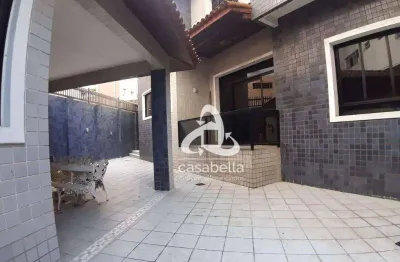 Casa com 4 dormitórios à venda, 250 m² por r$ 3.300.000,00 - gonzaga - santos/sp
