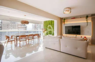 Apartamento com 3 dormitórios à venda, 143 m² por r$ 2.470.000,00 - vila rica - santos/sp