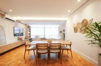 Apartamento com 3 dormitórios à venda, 160 m² por r$ 1.650.000,00 - boqueirão - santos/sp