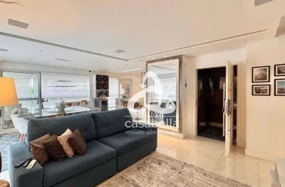 Apartamento com 4 dormitórios à venda, 271 m² por r$ 4.100.000,00 - gonzaga - santos/sp