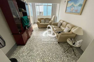 Apartamento com 2 dormitórios à venda, 100 m² por r$ 750.000,00 - pompéia - santos/sp