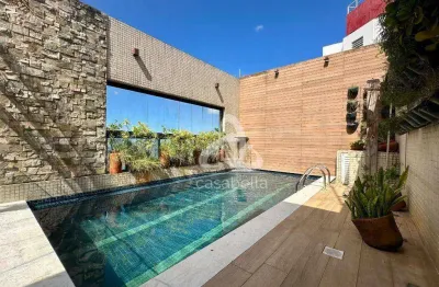 Cobertura com 4 dormitórios à venda, 363 m² por r$ 5.600.000,00 - vila rica - santos/sp