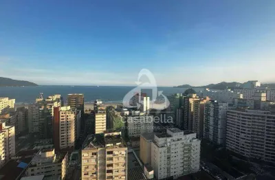 Apartamento com 1 dormitório para alugar, 58 m² por r$ 6.500,00/mês - pompéia - santos/sp