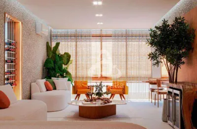 Apartamento com 3 dormitórios à venda, 215 m² por r$ 3.350.000,00 - boqueirão - santos/sp