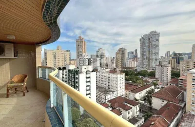 Apartamento com 3 dormitórios à venda, 164 m² por r$ 1.650.000,00 - gonzaga - santos/sp