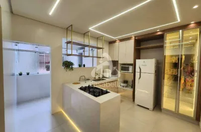 Apartamento com 2 dormitórios à venda, 83 m² por r$ 595.000,00 - ponta da praia - santos/sp