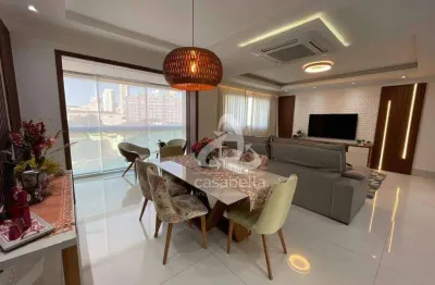Apartamento com 3 dormitórios à venda, 140 m² por r$ 1.360.000,00 - boqueirão - santos/sp