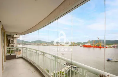 Apartamento com 3 dormitórios, 200 m² - venda por r$ 2.800.000,00 ou aluguel por r$ 16.000,00/mês - ponta da praia - santos/sp