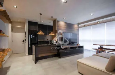 Apartamento com 1 dormitório para alugar, 60 m² por r$ 6.002,00/mês - ponta da praia - santos/sp