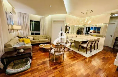 Apartamento com 3 dormitórios à venda, 160 m² por r$ 2.150.000,00 - boqueirão - santos/sp