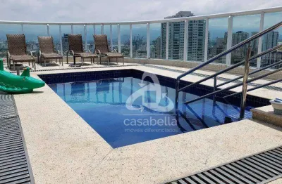 Apartamento com 3 dormitórios à venda, 186 m² por r$ 2.200.000,00 - ponta da praia - santos/sp