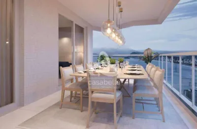 Apartamento com 3 dormitórios à venda, 227 m² por r$ 4.890.000,00 - ponta da praia - santos/sp