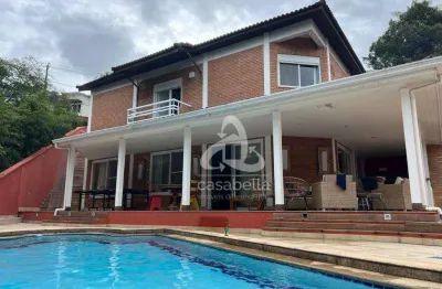 Casa com 4 dormitórios à venda, 368 m² por r$ 12.500.000,00 - morro santa terezinha - santos/sp