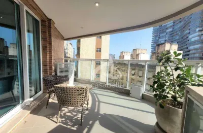 Apartamento com 2 dormitórios à venda, 54 m² por r$ 750.000,00 - pompéia - santos/sp