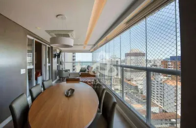 Apartamento com 3 dormitórios à venda, 129 m² por r$ 2.340.000,00 - gonzaga - santos/sp