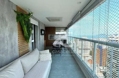 Apartamento com 3 dormitórios, 134 m² - venda por r$ 2.620.000,00 ou aluguel por r$ 17.500,00/mês - gonzaga - santos/sp
