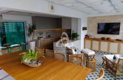 Apartamento com 3 dormitórios à venda, 331 m² por r$ 4.800.000,00 - ponta da praia - santos/sp