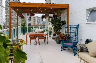 Apartamento com 3 dormitórios à venda, 331 m² por r$ 4.500.000,00 - ponta da praia - santos/sp