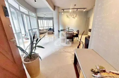 Apartamento com 3 dormitórios à venda, 163 m² por r$ 1.250.000,00 - gonzaga - santos/sp
